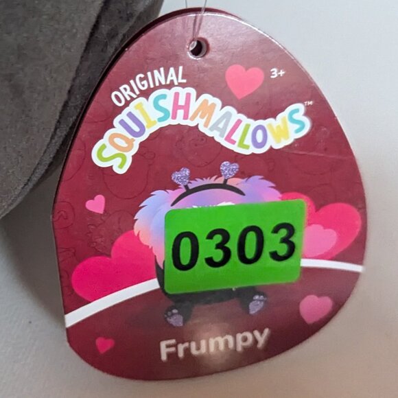 NWT 12" Frumpy Bigfoot Goth Girl Squishmallows Halloween Plush Yeti Error Face - Picture 11 of 14